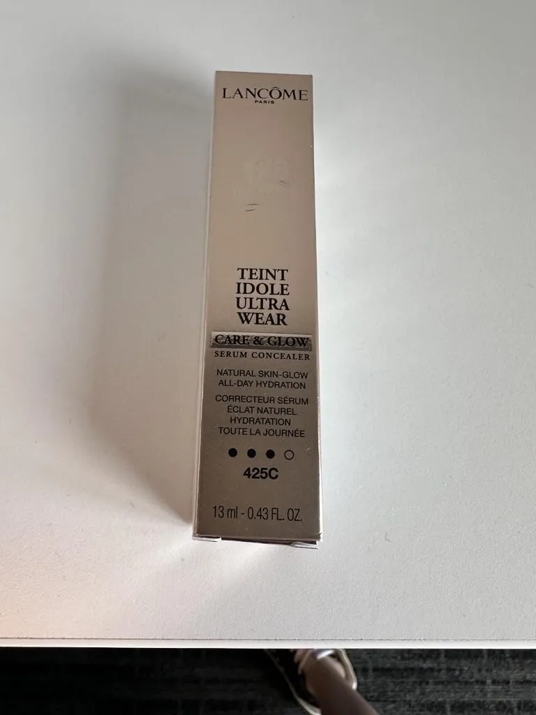 Lancôme Teint Idole Ultra Wear Care & Glow Serum Concealer - Medium Buildable Coverage & Natural Glow Finish - Up To 24H Hydration