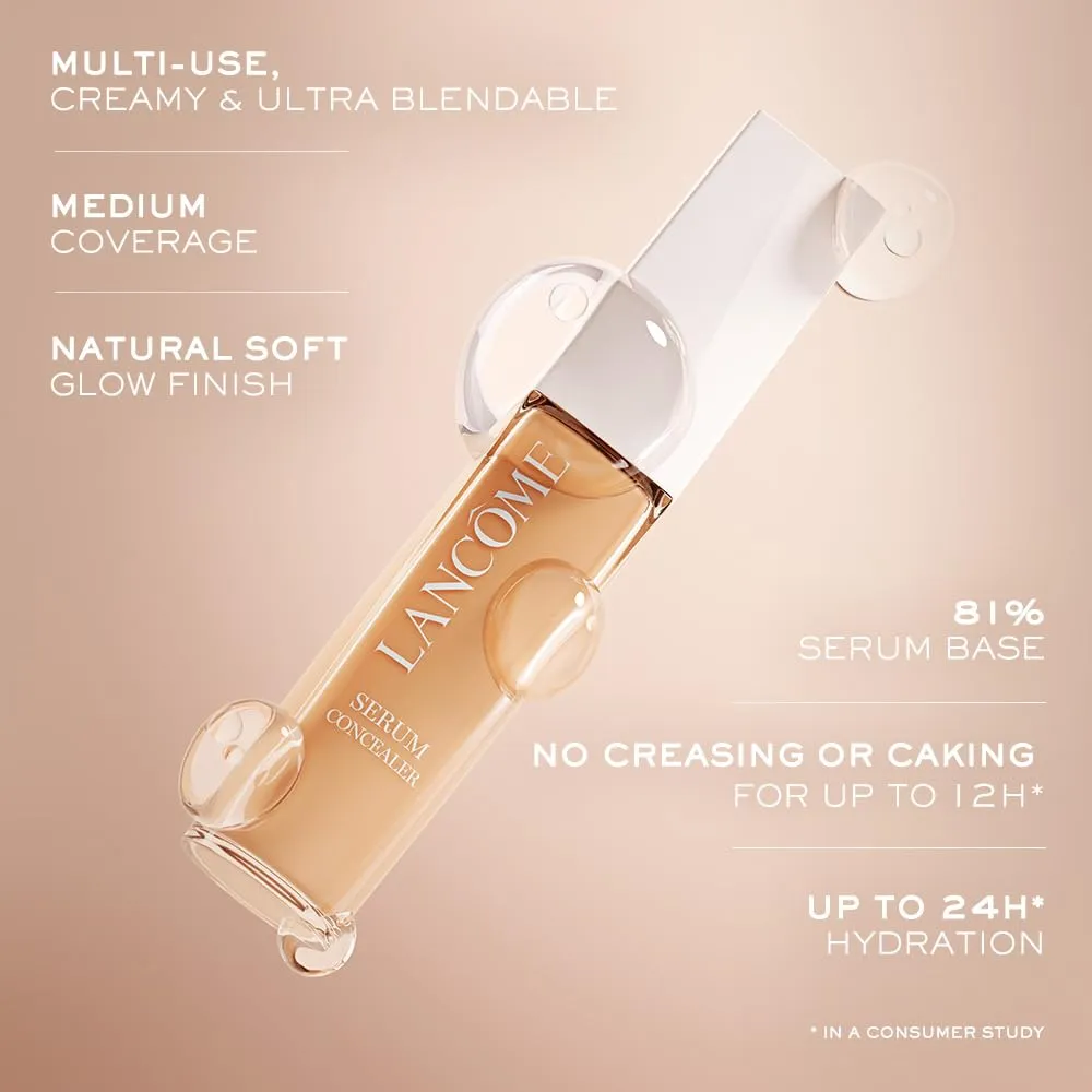 Lancôme Teint Idole Ultra Wear Care & Glow Serum Concealer - Medium Buildable Coverage & Natural Glow Finish - Up To 24H Hydration