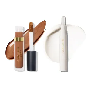 LAURA GELLER Under Eye Duo: Ideal Fix Concealer, Deep   Spackle Under Eye Primer