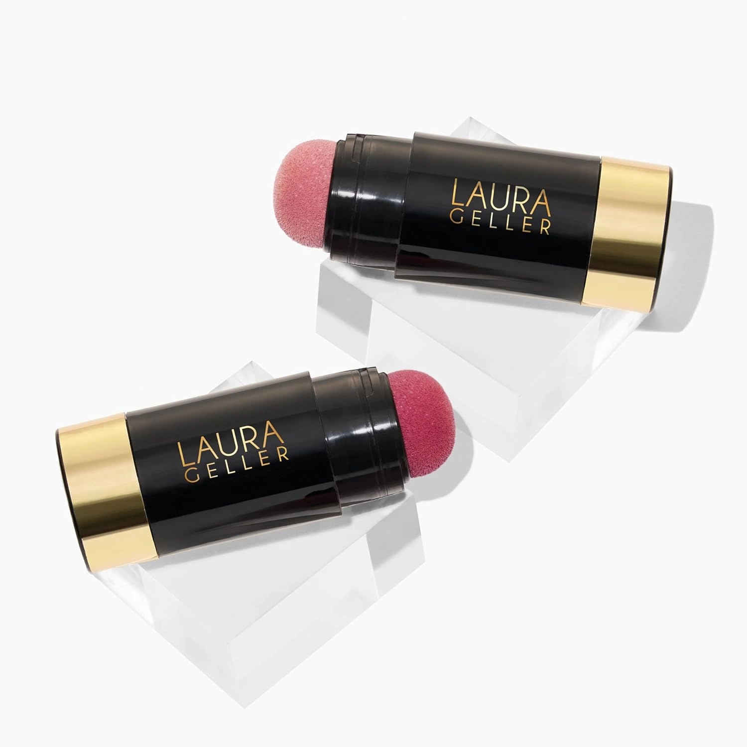 LAURA GELLER NEW YORK Serum Blush Cheek Tint Duo: Practical Pink   Blushing Berry
