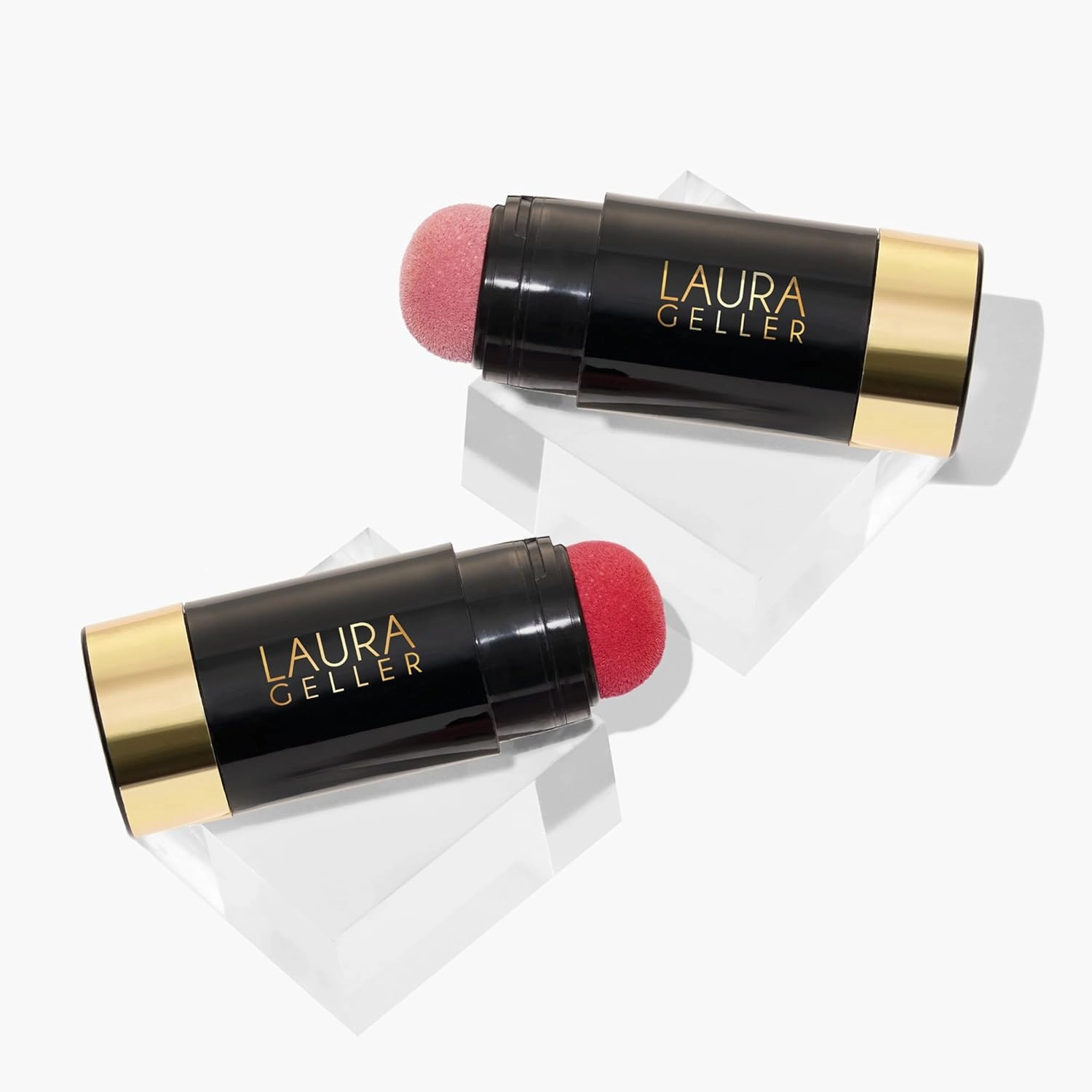 LAURA GELLER NEW YORK Serum Blush Cheek Tint Duo: Practical Pink and Graceful Guava