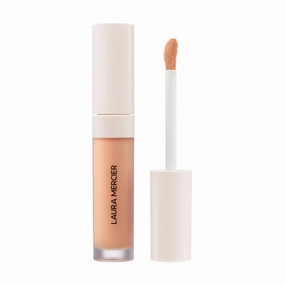 Laura Mercier Real Flawless Weightless Perfecting Serum Concealer, Long-Lasting, Waterproof, & Crease-Proof Wear, Buildable Coverage, Oil-Free, 3W2 - Medium with very warm undertones