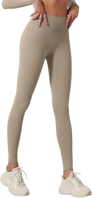 Leggings for Women Tummy Control High Waisted Tights Stretchy Scrunch Butt Lift Pull On Athletic Workout Yoga Pants