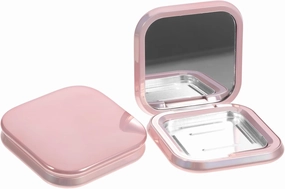 LIFKOME 2sets Magnetic Square Blush Holders Empty Compact Blush Palette Container Refillable Eye for Diy Makeup 4pcs*2