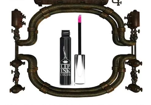 Lip Ink Men's 100% Smearproof Liquid Lipstick (Pink Red)