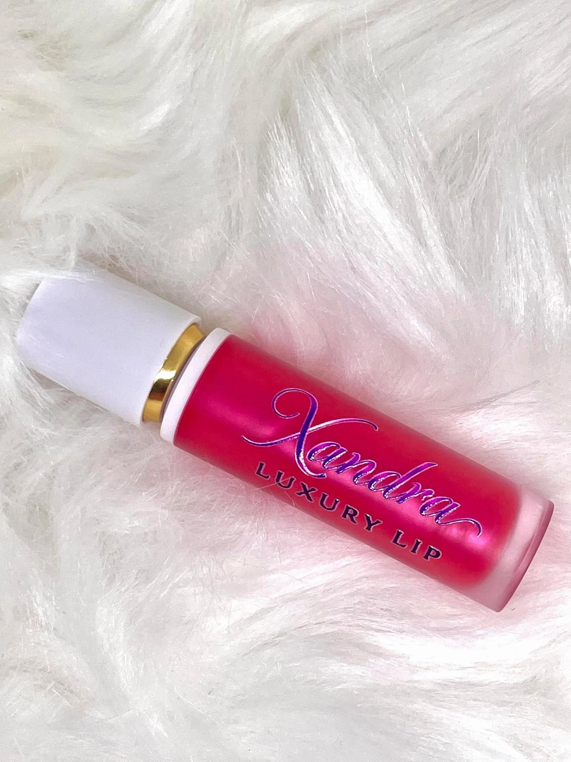 Lipgloss Fruit Flavored Lip Gloss - Lipstick in Red, Purple & Brown - Makeup Cosmetic (Cotton candy)