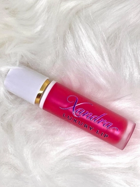 Lipgloss Fruit Flavored Lip Gloss - Lipstick in Red, Purple & Brown - Makeup Cosmetic (Cotton candy)