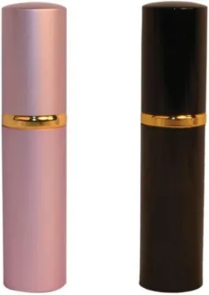 Lipstick OC Pepper Spray Bundle for Women Lot of Two (1) Pink (1) Black
