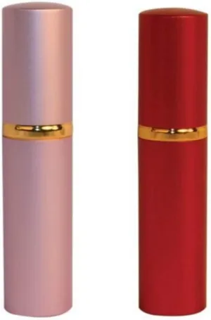 Lipstick OC Pepper Spray Bundle for Women Lot of Two (1) Pink (1) Red