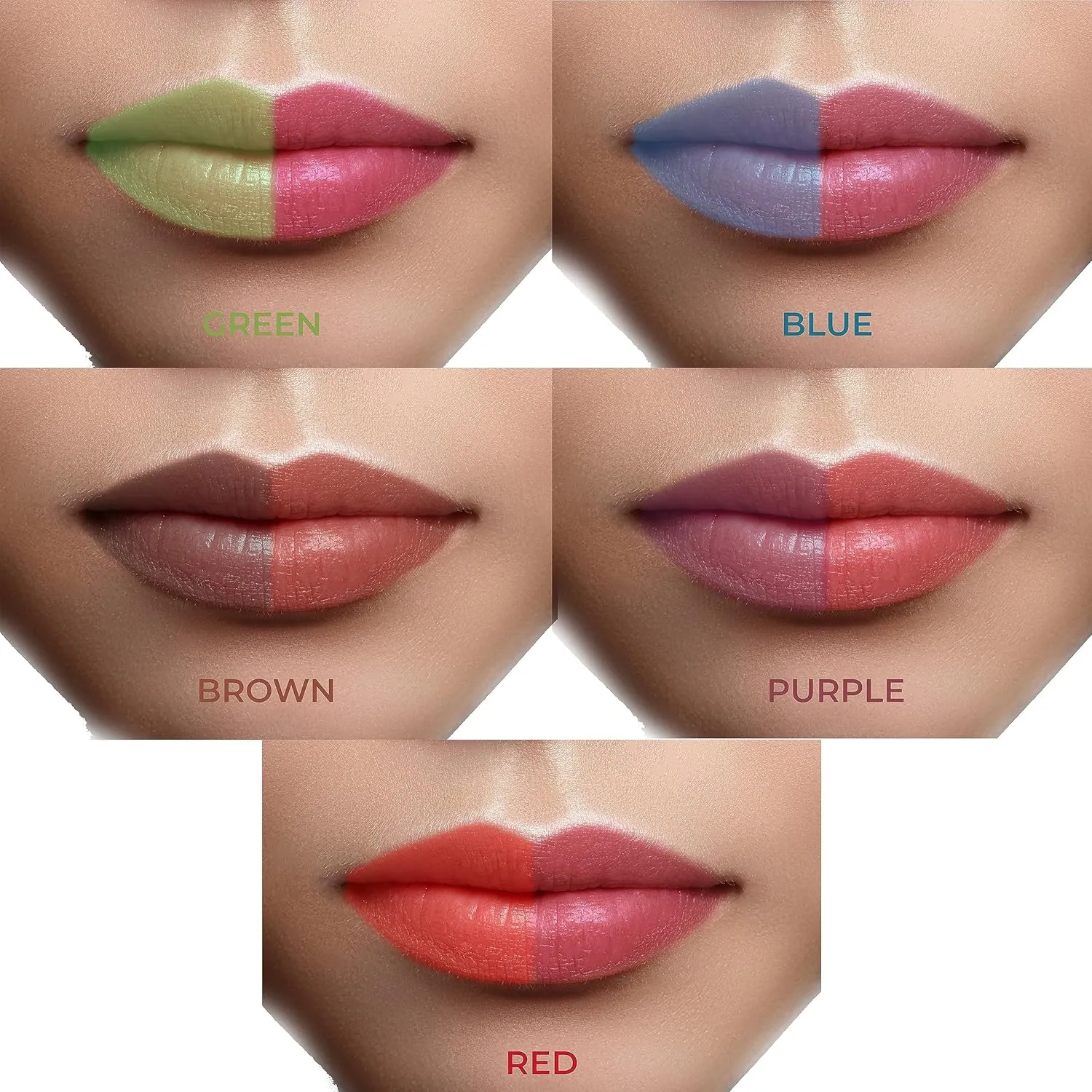 Lipstick pH Color Changing Long Lasting (Orange (Pack of 5))