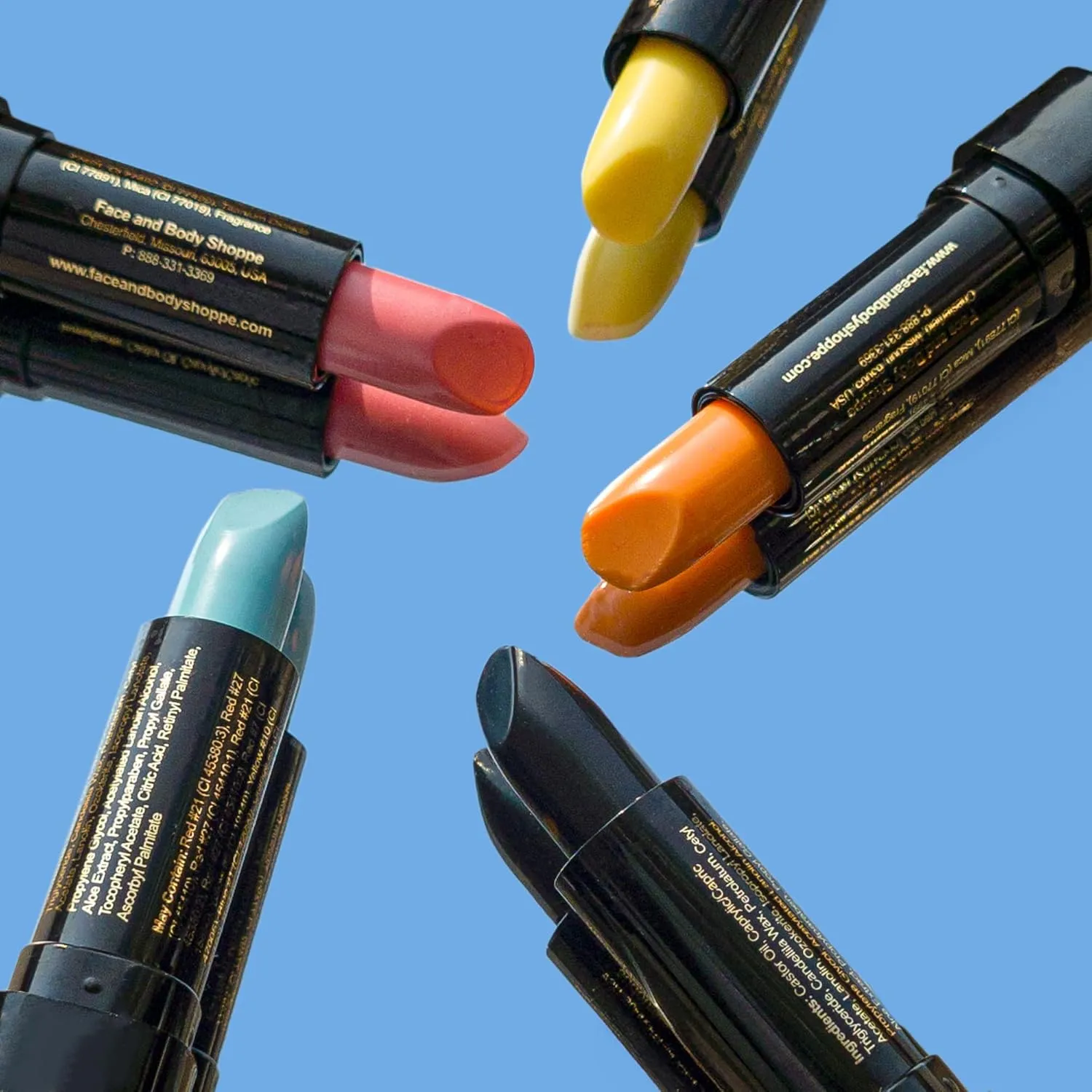 Lipstick pH Color Changing Long Lasting (Orange (Pack of 5))