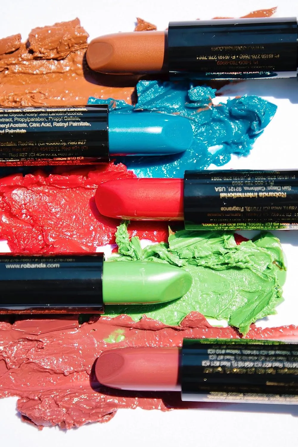 Lipstick pH Color Changing Long Lasting (Orange (Pack of 5))
