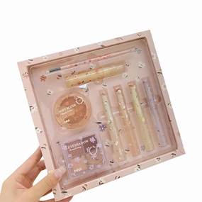 Lipstick Brow Pencil Rouges Concealer Eye Flower Makeup Set For Women And Girls Full Starter Kits