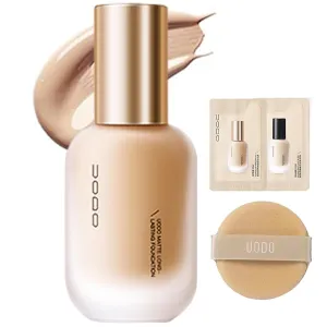 Liquid Foundation, Moisturizing Light Foundation, Matte Long-Lasting Cushion Concealer, Gauze Beauty LiquidFoundation (Moist 03 Natural)