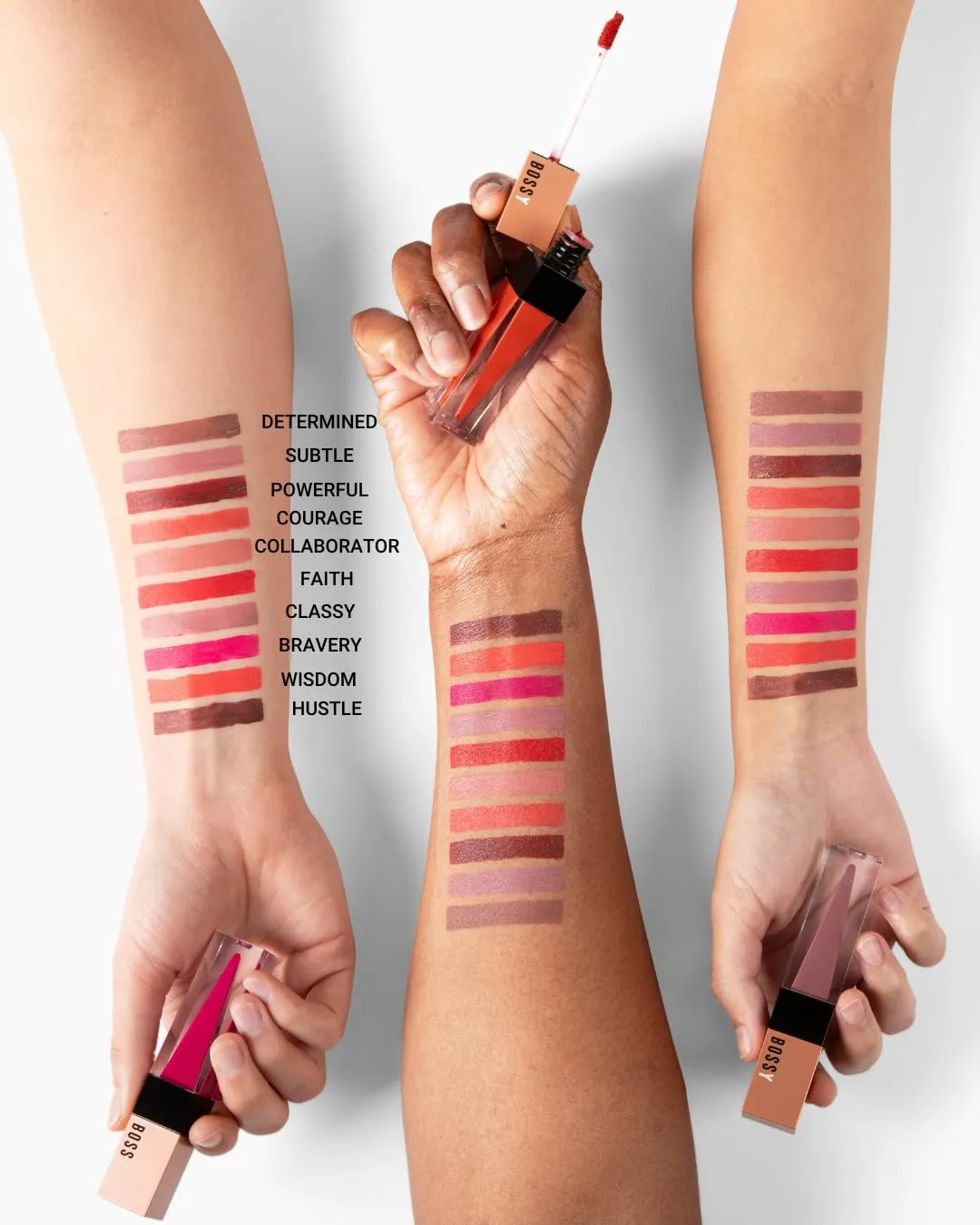 Liquid Lipstick for Women, Vegan, Hydrating, Long Lasting, Matte Lip Stick for Healthy & Full Lips, Smudge-Proof, Quick Drying, Paraben and Cruelty Free (Powerful- Deep Wine Color)