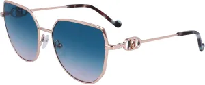 LJ154S BLUSH GOLD/BLUE SHADED 57/18/140 women Sunglasses