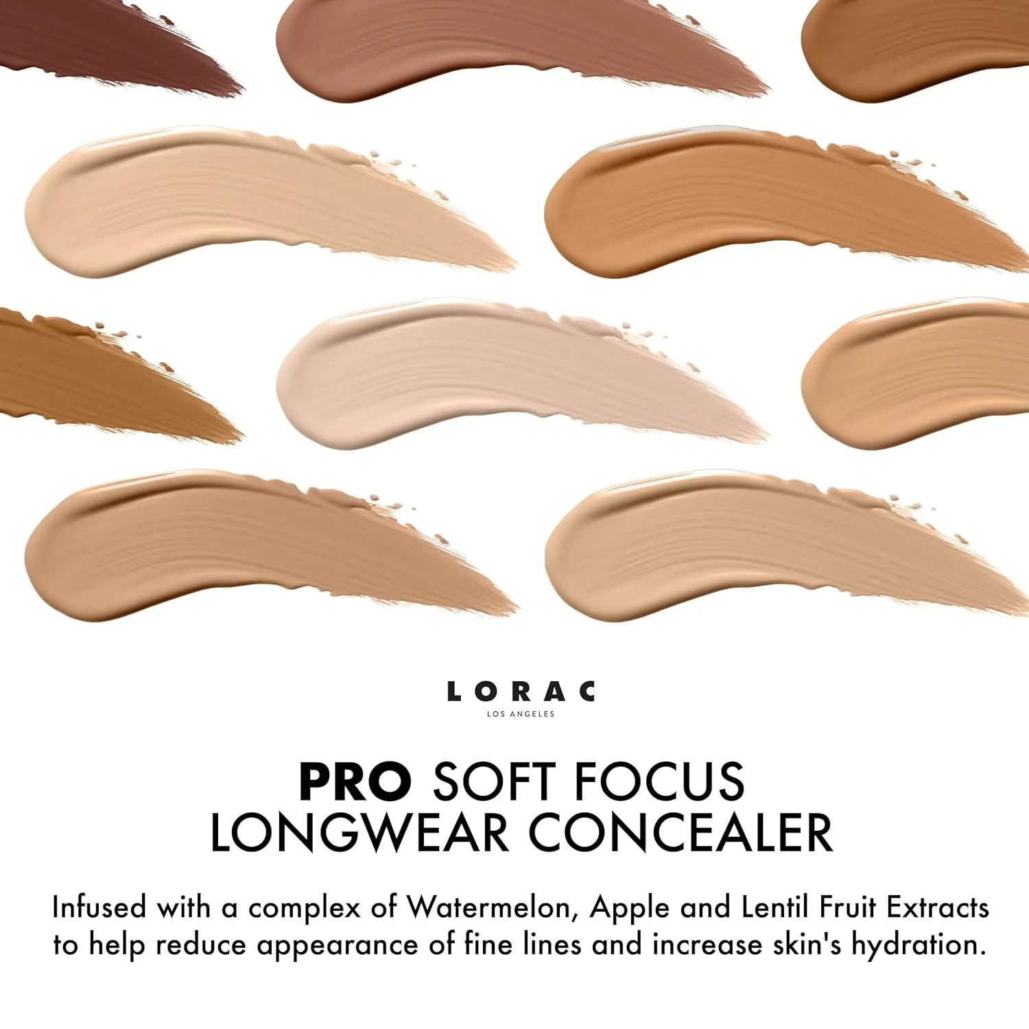 LORAC PRO Soft Focus Longwear Concealer, Full Coverage, Lightweight