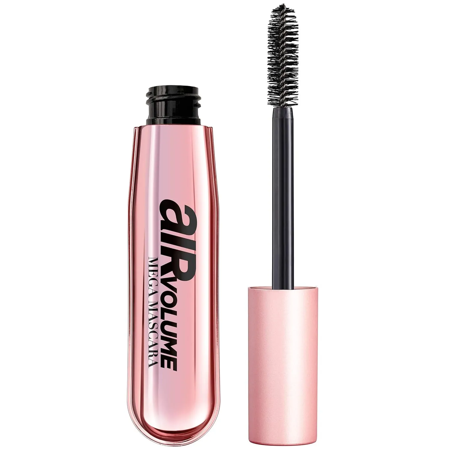 L’Oréal Paris Makeup Air Volume Mega Mascara, Lightweight & Long-lasting Volumizing Mascara for Voluminous Eyelashes, Washable Black Brown, 0.3 Fl Oz