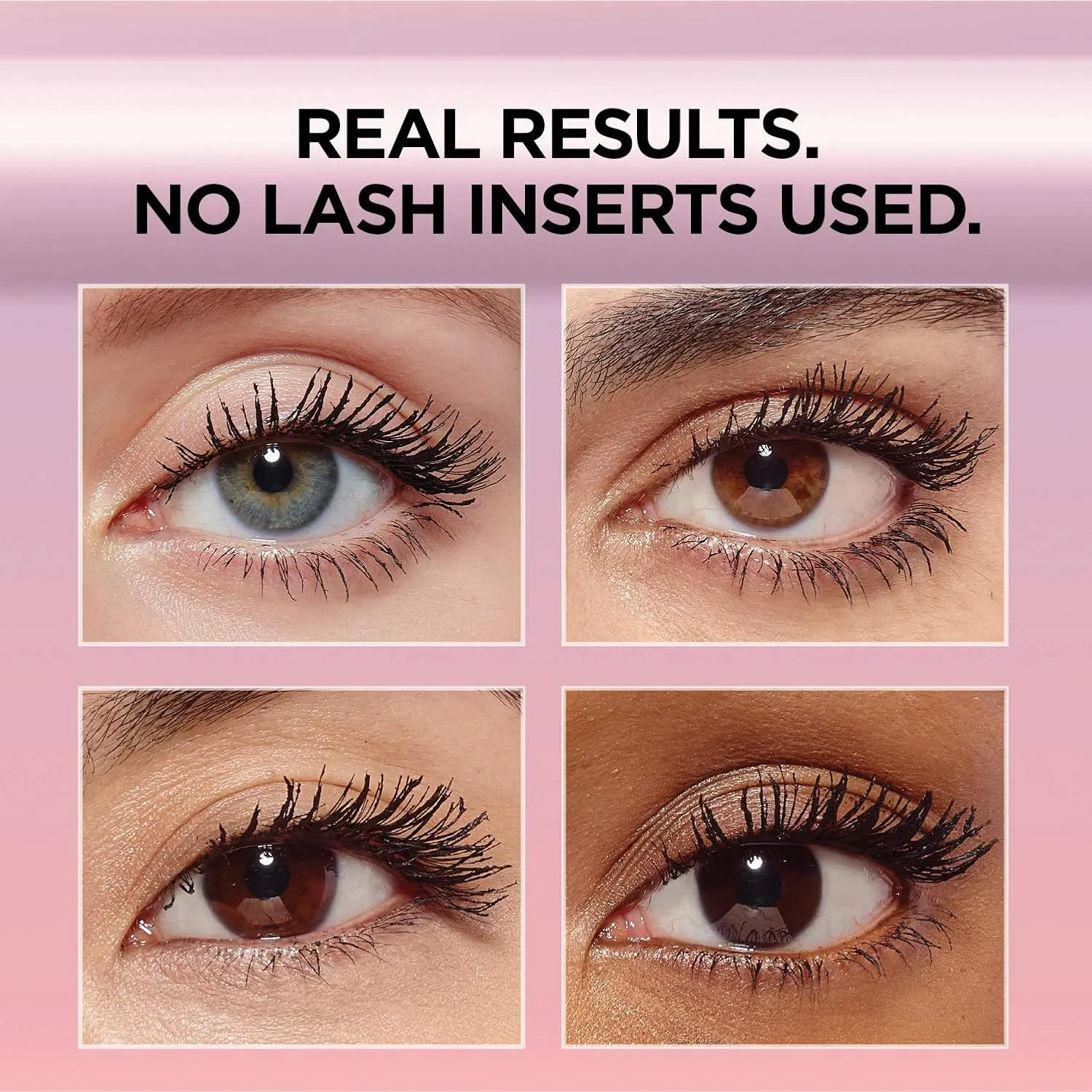 L’Oréal Paris Makeup Air Volume Mega Mascara, Lightweight & Long-lasting Volumizing Mascara for Voluminous Eyelashes, Washable Black Brown, 0.3 Fl Oz