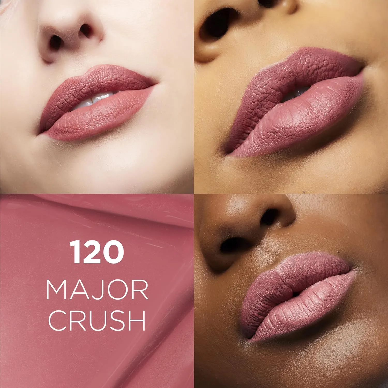 L'Oreal Paris Infallible Matte Resistance Liquid Lipstick, up to 16 Hour Wear, Major Crush 120, 0.16 Fl Oz