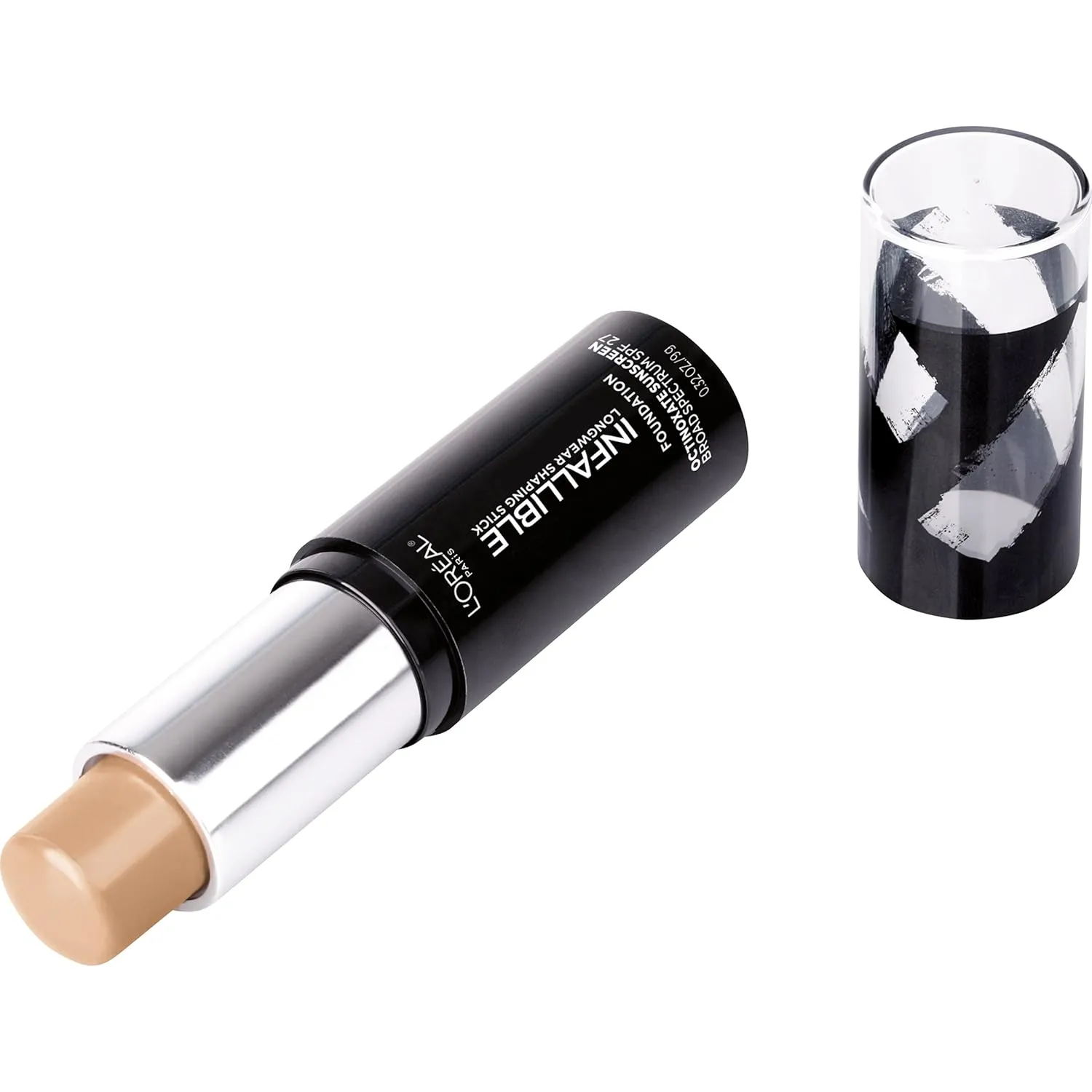 L'Oreal Paris Makeup Infallible Longwear Shaping Stick Foundation, 405 Sand, 1 Tube, 0.32 Ounce