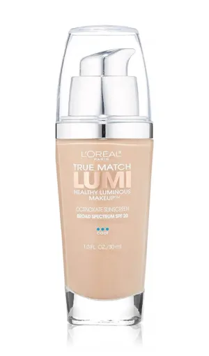 L'Oreal Paris True Match Lumi Healthy Luminous Makeup, C3 Creamy Natural, 1 fl; oz.
