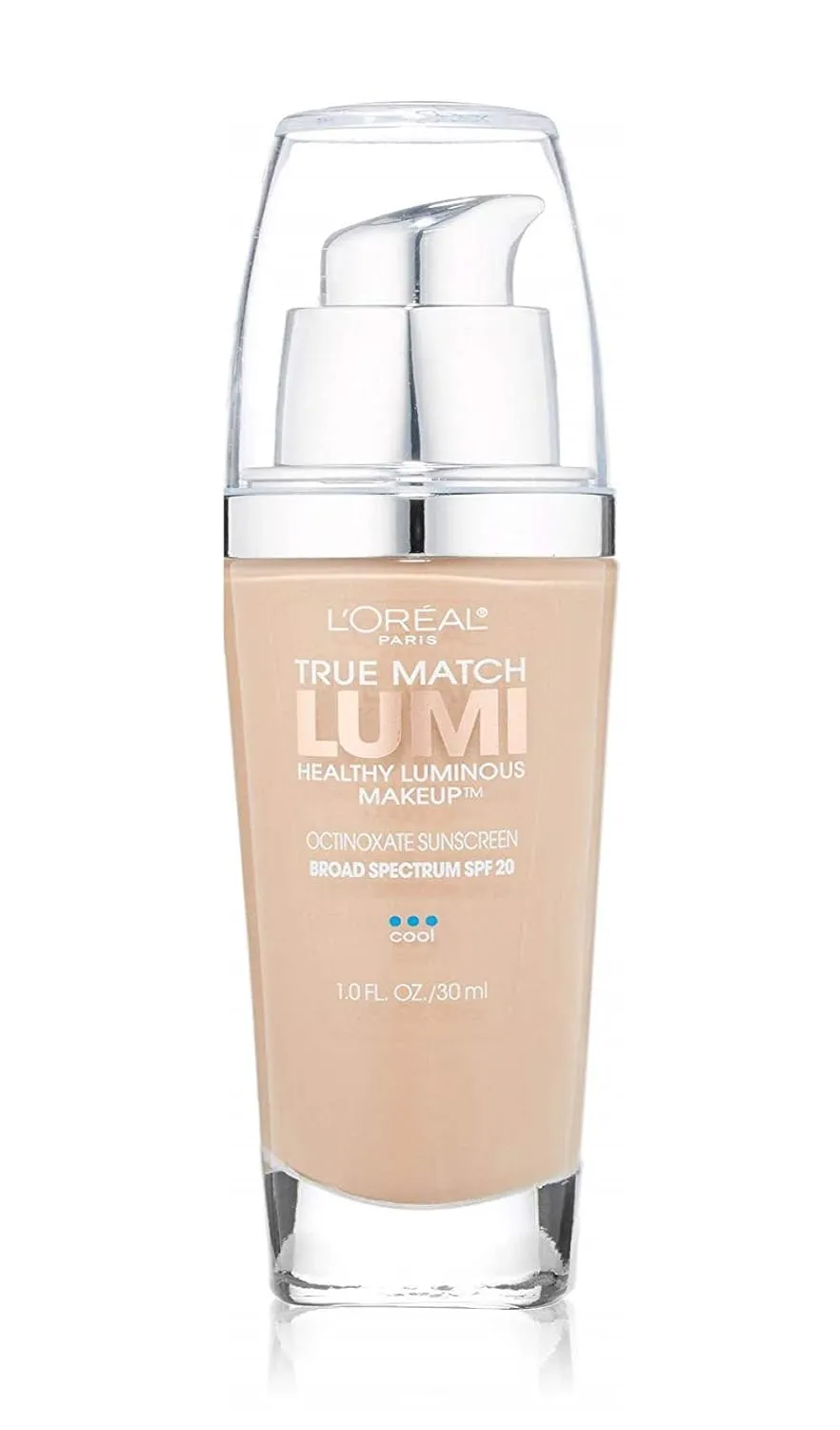 L'Oreal Paris True Match Lumi Healthy Luminous Makeup, C3 Creamy Natural, 1 fl; oz.