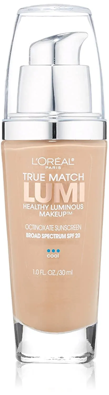 L'Oreal Paris True Match Lumi Healthy Luminous Makeup, C5 Classic Beige, 1 fl; oz.