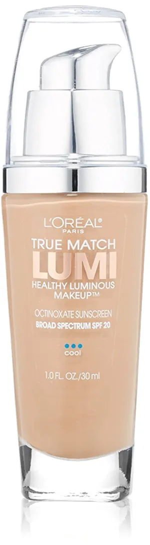 L'Oreal Paris True Match Lumi Healthy Luminous Makeup, C5 Classic Beige, 1 fl; oz.