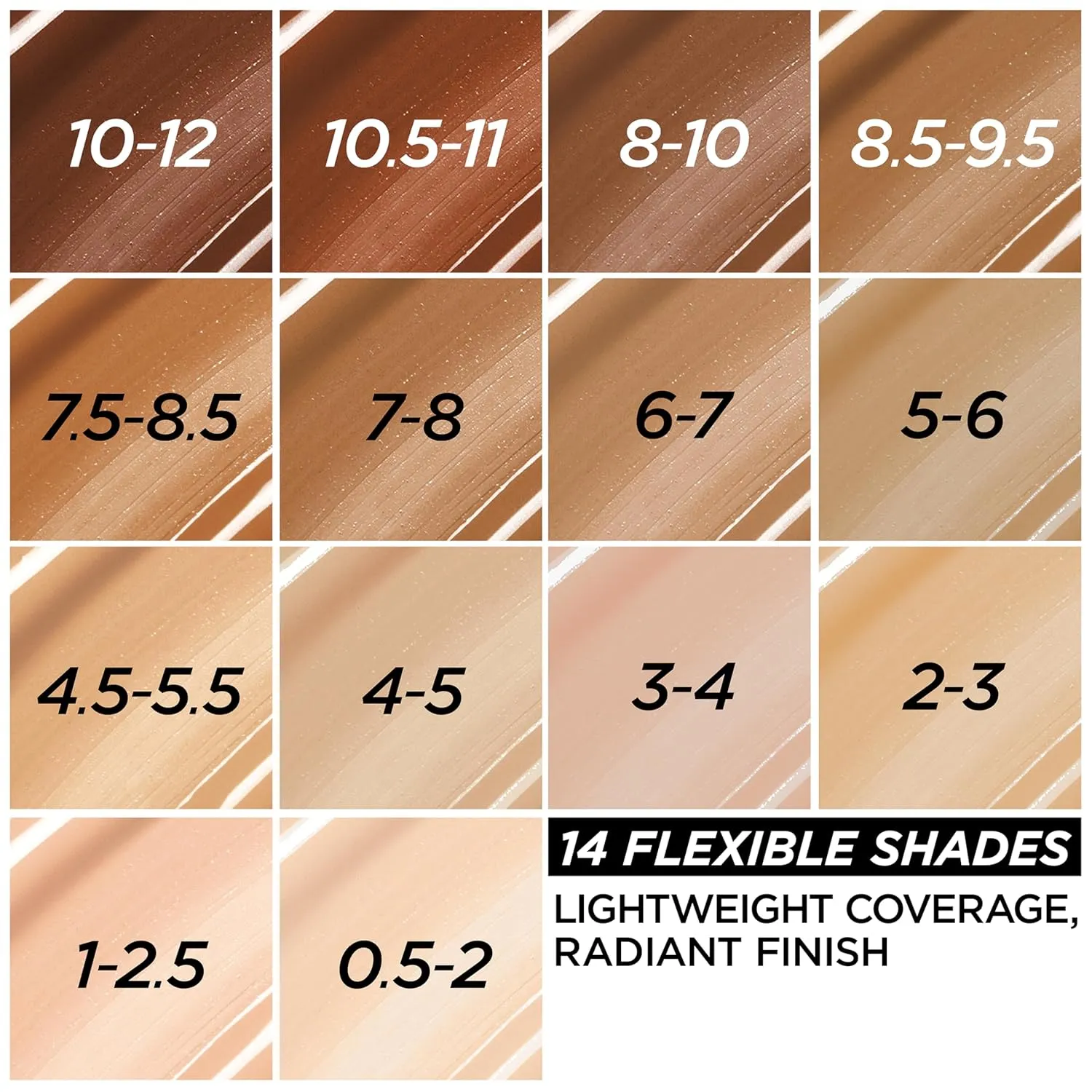 L'Oreal Paris True Match Nude Hyaluronic Tinted Serum Foundation with 1% Hyaluronic acid, Medium Deep 8.5-9.5, 1 fl. oz.