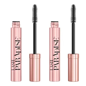 L'Oreal Paris Voluminous Makeup Lash Paradise Mascara, Voluptuous Volume, Intense Length, Feathery Soft Full Lashes, No Flaking, No Smudging, No Clumping, Mystic Black, 0.25 Fl Oz (Pack of 2)