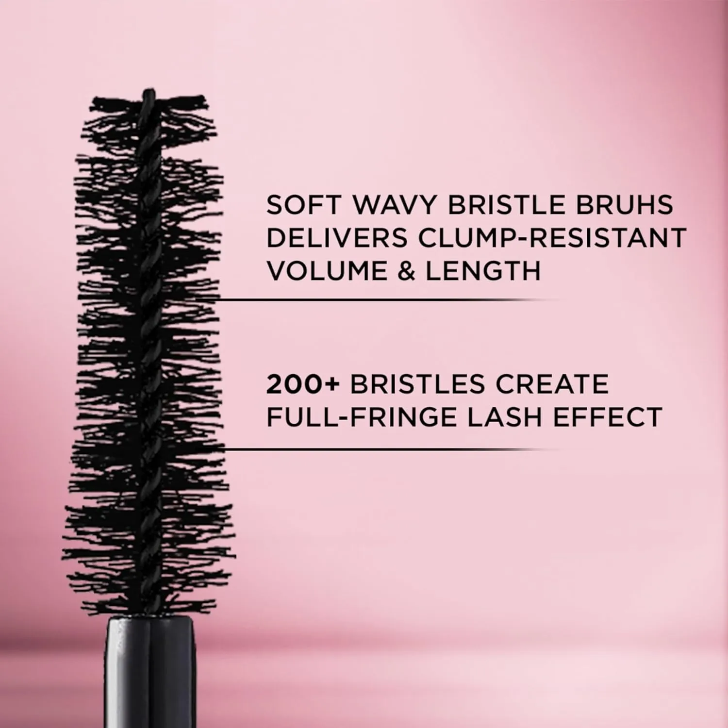 L'Oreal Paris Voluminous Makeup Lash Paradise Waterproof Mascara, Voluptuous Volume, Intense Length, Feathery Soft Full Lashes, No Smudging, No Clumping, Black, 0.25 Fl Oz (Pack of 2)