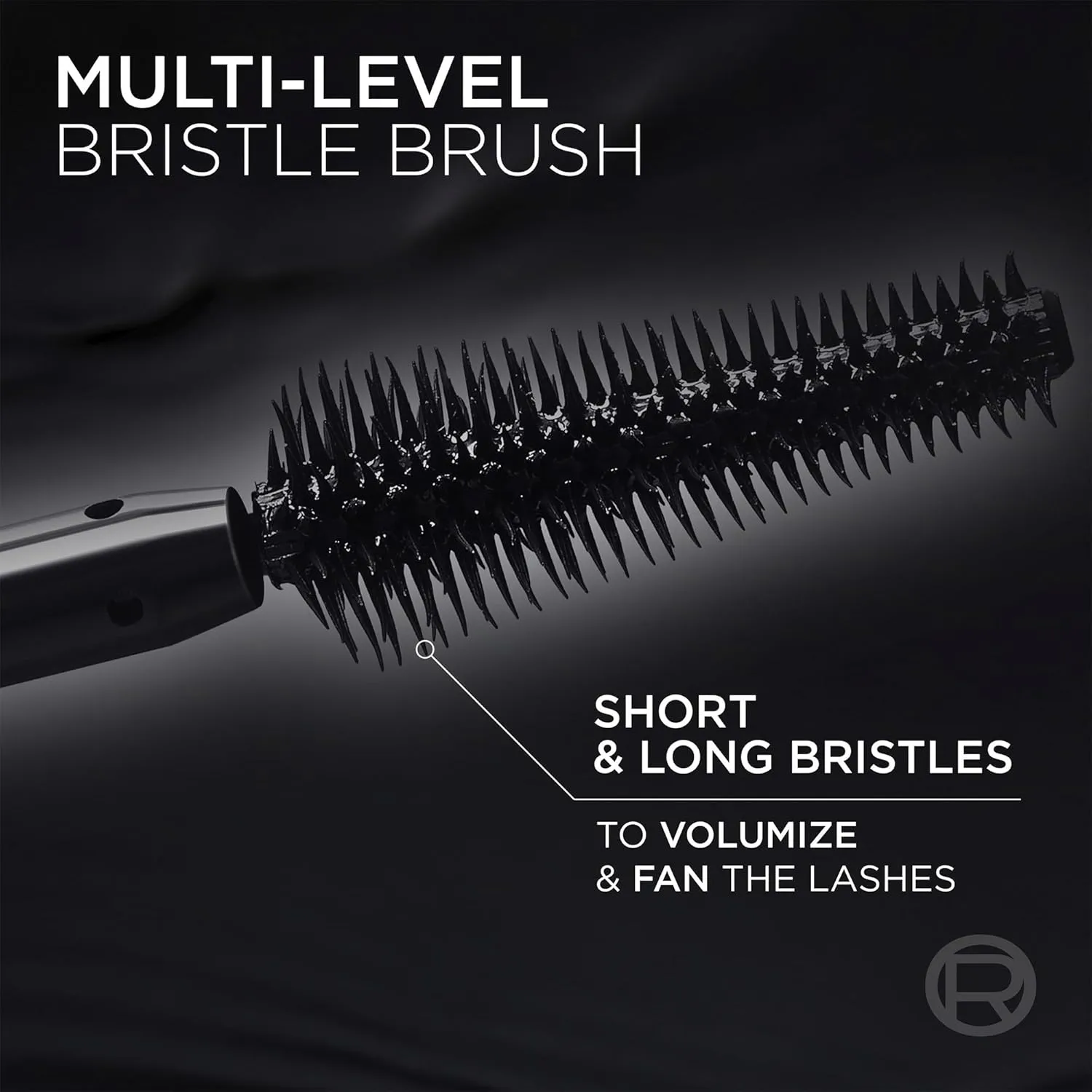 L'Oreal Paris Voluminous Panorama Mascara, Volumizing and Lengthening Formula, Longwear, Smudge-Resistant and Washable, All Night Black Mascara, 0.33 Fl Oz