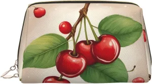 Lovely Sweet Red Cherry 1 Travel-Ready Toiletry Bag, Compact Makeup Organizer For Women