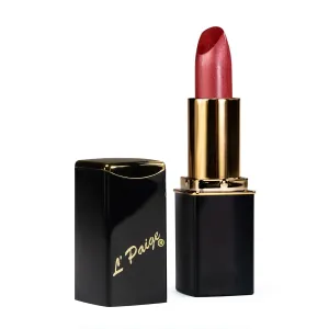 L'Paige L45 - ICY MAUVE Designer Lipstick | Aloe Vera-Based, Long-Lasting, Moisturizing | Cool Mauve with Frosted Satin Pearl Finish