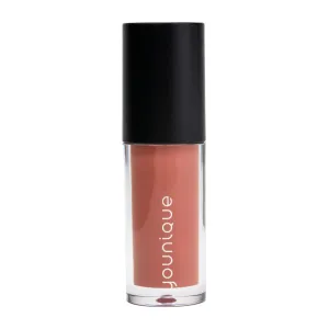 Lucrative Mineral Lip gloss | Luxe | Lip Care | Makeup Beauty & Hydration for Women | Chocolate Brown Nude with Brilliant Shine from Sunflower & Argan Oil