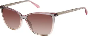 Lulu Guinness L190 Oversized Square Sunglasses for Women, 56 mm, UV400 Protection
