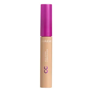 Lumene Under Eye Concealer - CC All-Over Hydrating Concealer with Medium Coverage - Multi-Tasking Under Eye Makeup Infused with Hyaluronic Acid with a Skin-Like Finish - 4 Tan (0.3 fl oz)