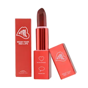 Luxe Vegan Lipstick for Women - Enriched Formula for Moisturizing, Vibrant, Creamy, And Long-Lasting Lips - Glamorous Deep Red Lipsticks for Women