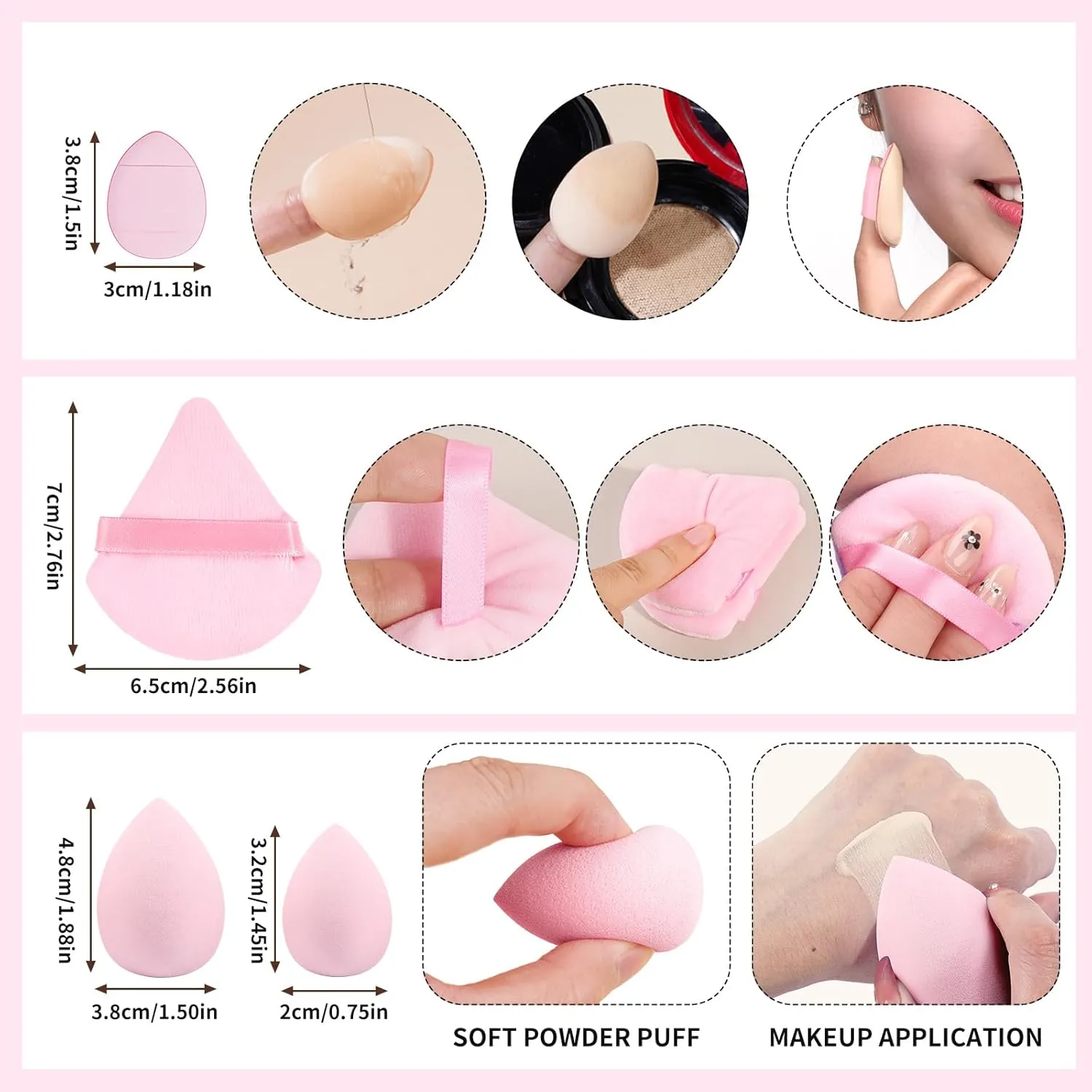 MAANGE 38 Pcs Makeup Brush Set Premium Synthetic Make Up Brushes Soft Foundation Powder Eyeliner Eye Shadow Makeup Brushes Professional Makeup Tool Set (Pink)