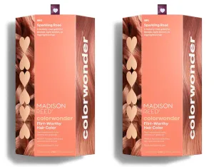 Madison Reed colorwonder Demi-Permanent Hair Color, Effortless At-Home Hair Dye, Ammonia-Free, Cruelty-Free, Sparkling Rosé (8RG Rose Gold), Pack of 2