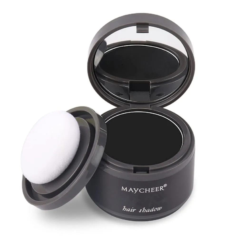 Magical Fluffy Thin Hair Powder Shadow Makeup Concealer Root Cover Up Instant Gray Coverage 4g (01 Brown)
