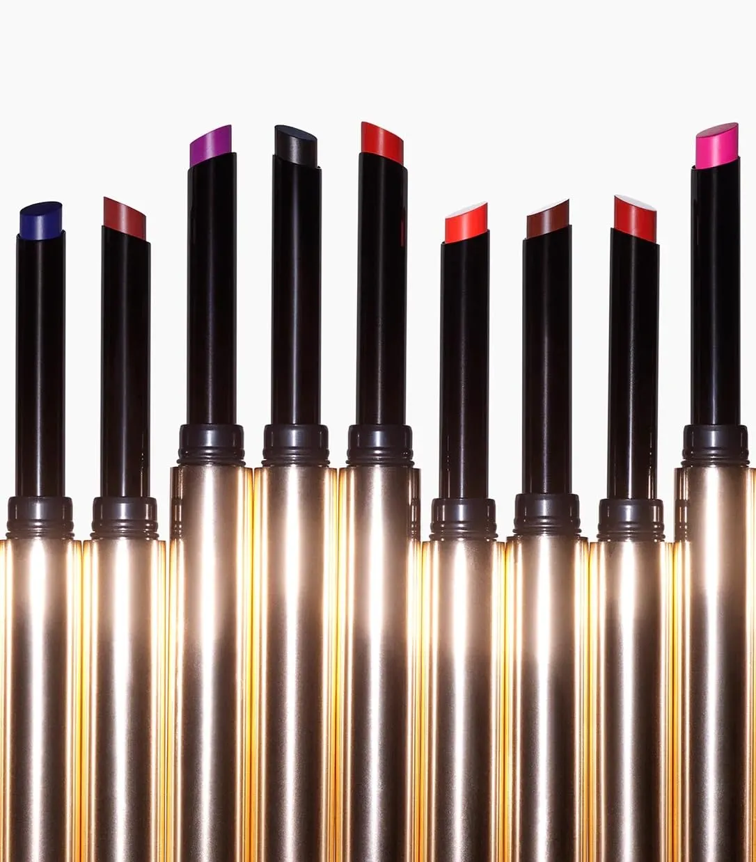 MAKE Beauty Cream Supreme Long-Lasting Lipstick. High Impact Hydrating Lip Color with Emollient Moisturizing Formula. Creamy Semi-Glossy Lipstick - Shade, Red Emission