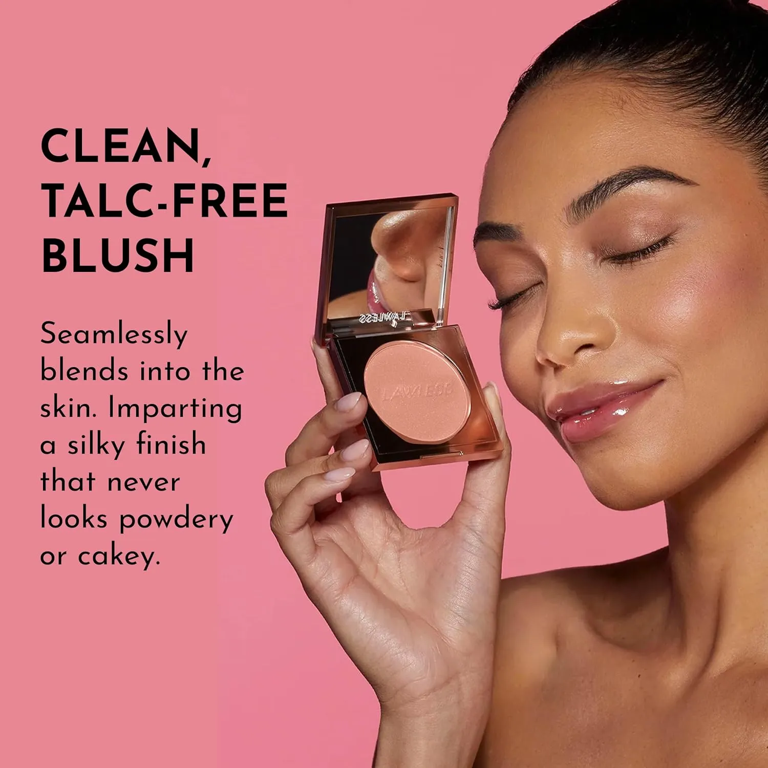 Make Me Blush Talc Free Velvet Blush, Angel Suede, Pink, 0.18 Ounce