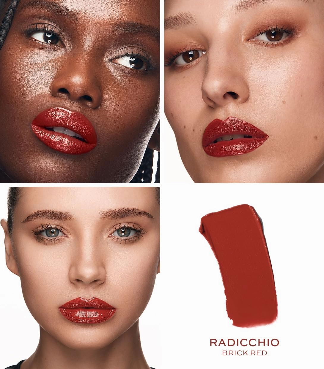 MAKE Beauty Cream Supreme Long-Lasting Lipstick. High Impact Hydrating Lip Color with Emollient Moisturizing Formula. Creamy Semi-Glossy Lipstick - Shade, Radicchio
