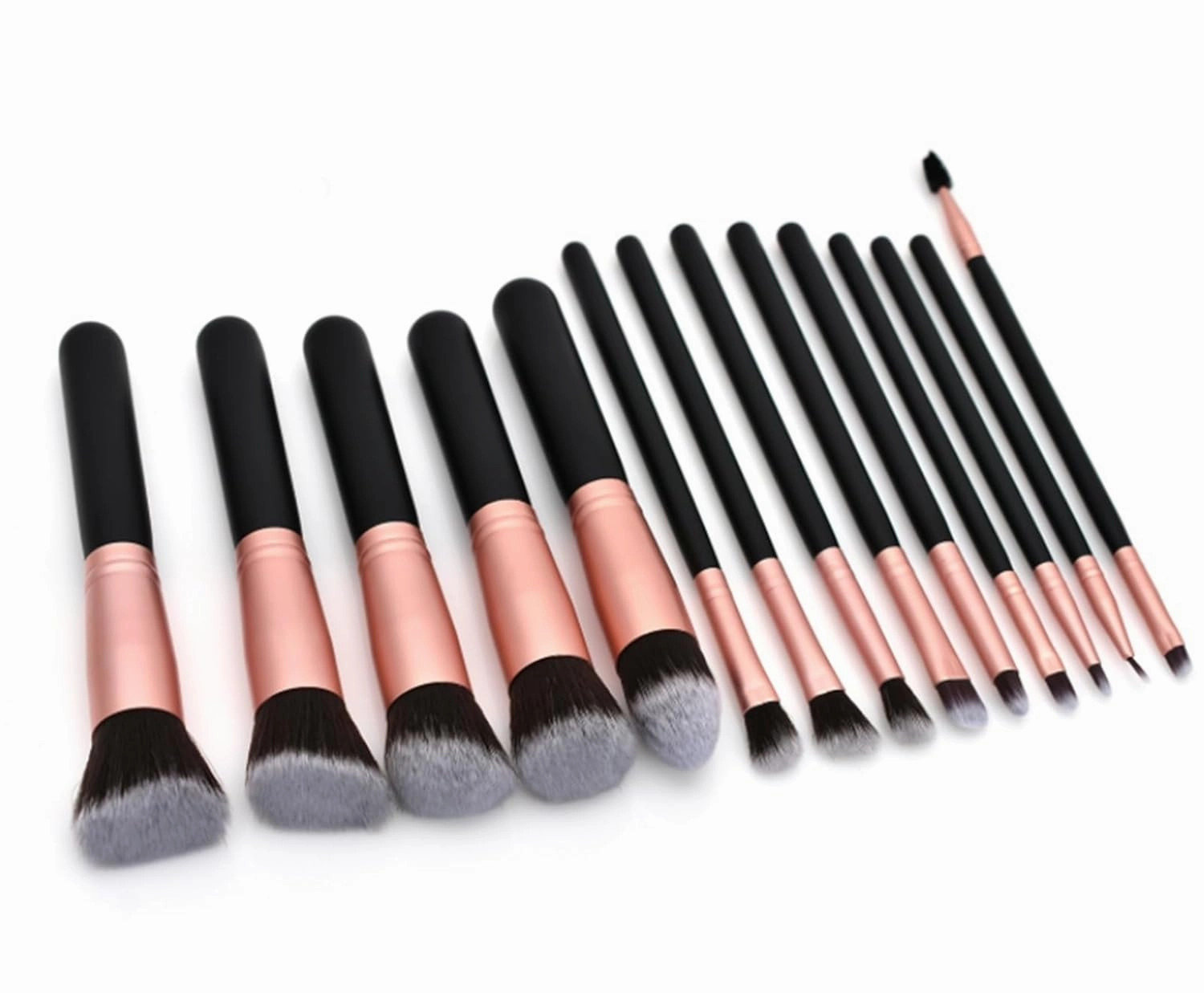 Make Up Brushes Set Makeup Brush Set 14 Pieces Soft Bristle Brushes For Eyeshadow Blush Contour Brush Makeup Tools Set(Gold gloss)