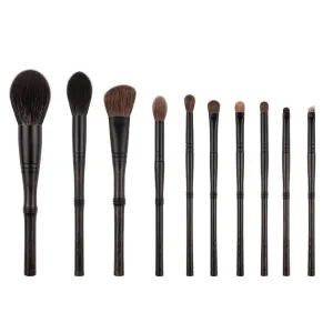 Makeup Brush-10 Pcs Ebony Brushes(1,D)