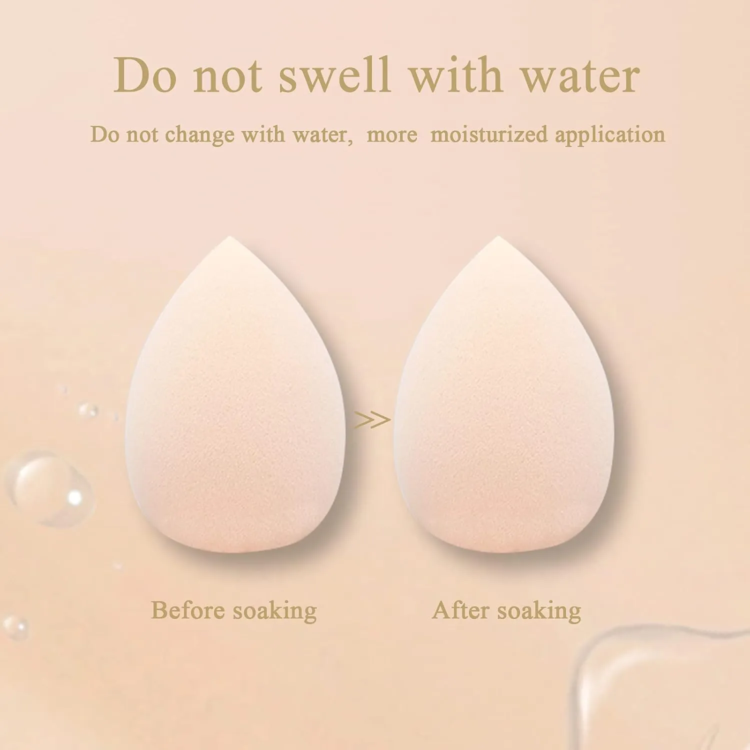 Makeup Sponge Foundation Blending Beauty Sponge, Multi-shapeSoft Puff, Dry & Wet Use with Sponge Holder Set, Sensitive and All Skin Types (Gourd, Pink)