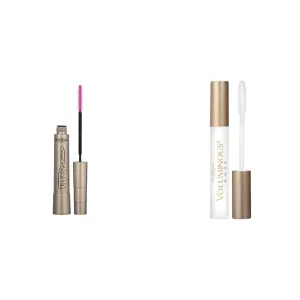 Makeup Voluminous Lash Boosting Conditioning Primer Mascara, White Primer, 0.24 fl; oz. & Makeup Telescopic Original Lengthening Mascara, Black, 0.27 Fl Oz (1 Count)