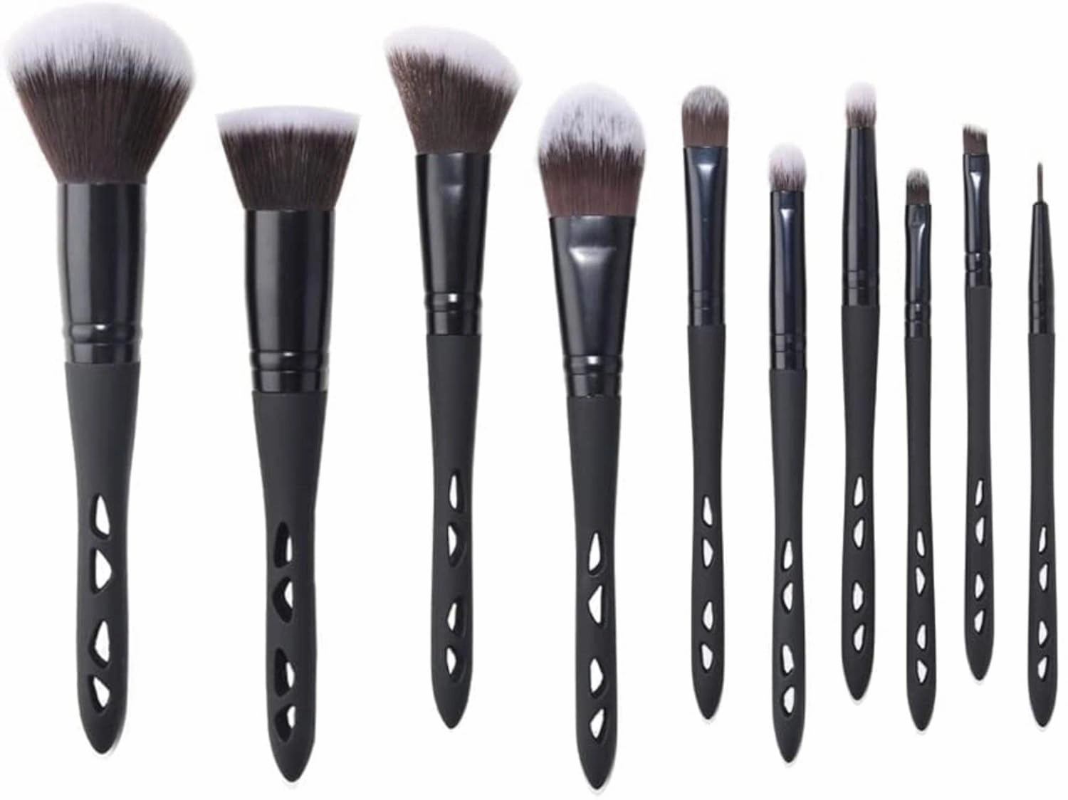 Makeup Brush 10 Pcs Makeup Brushes Set Hollow Out Foundation Brush Powder Concealer Liquid Face Make Up Tools Kits Professional